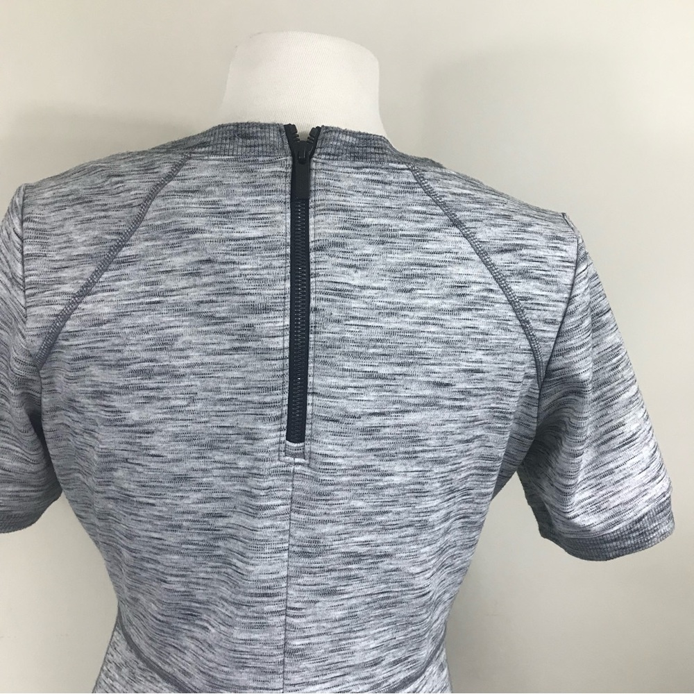 ATHLETA | En Route Ponte Heather Gray Casual A Line Dress - Picture 4 of 6